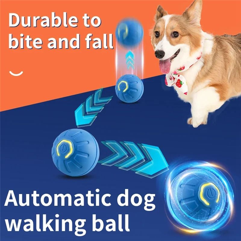 Automatic Moving Dog Ball - Bola Eletrônica Interativa Inteligente AT84-2PCS para