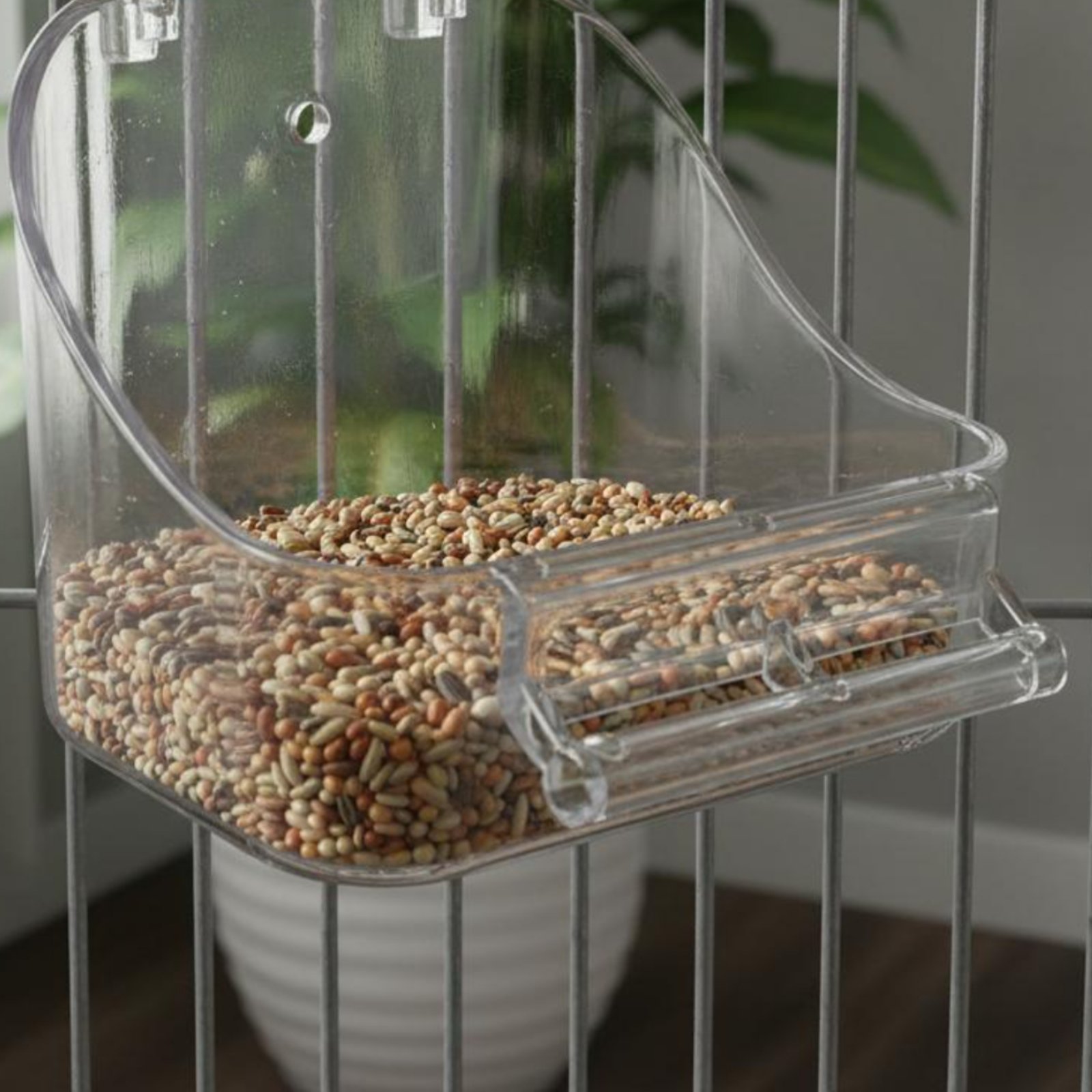 Pet Feeders - Comedouro para Pássaros com Recipiente Removível,