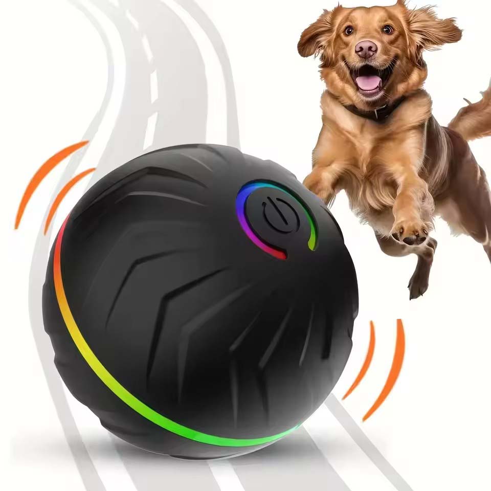 Automatic Moving Dog Ball - Brinquedos Interativos para Cães - Bolas