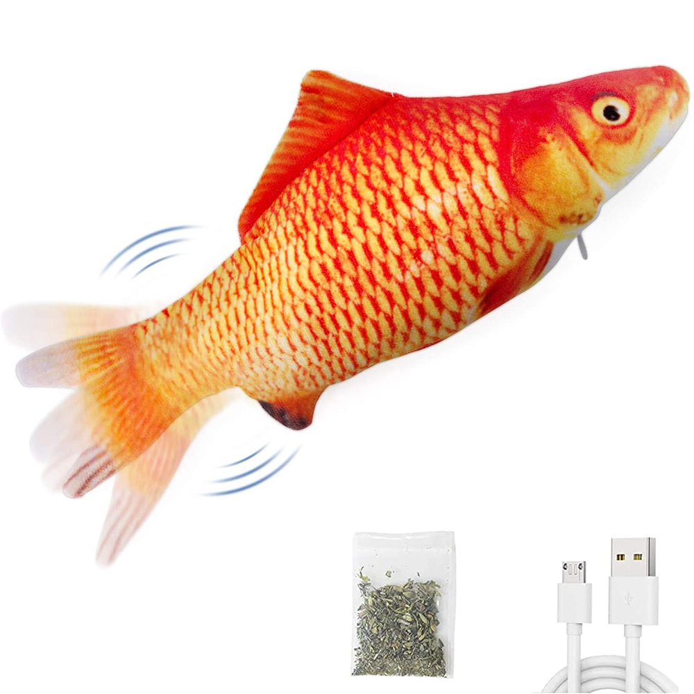 Electric Floppy Fish Dog Toy - Brinquedos para Gatos em Forma de