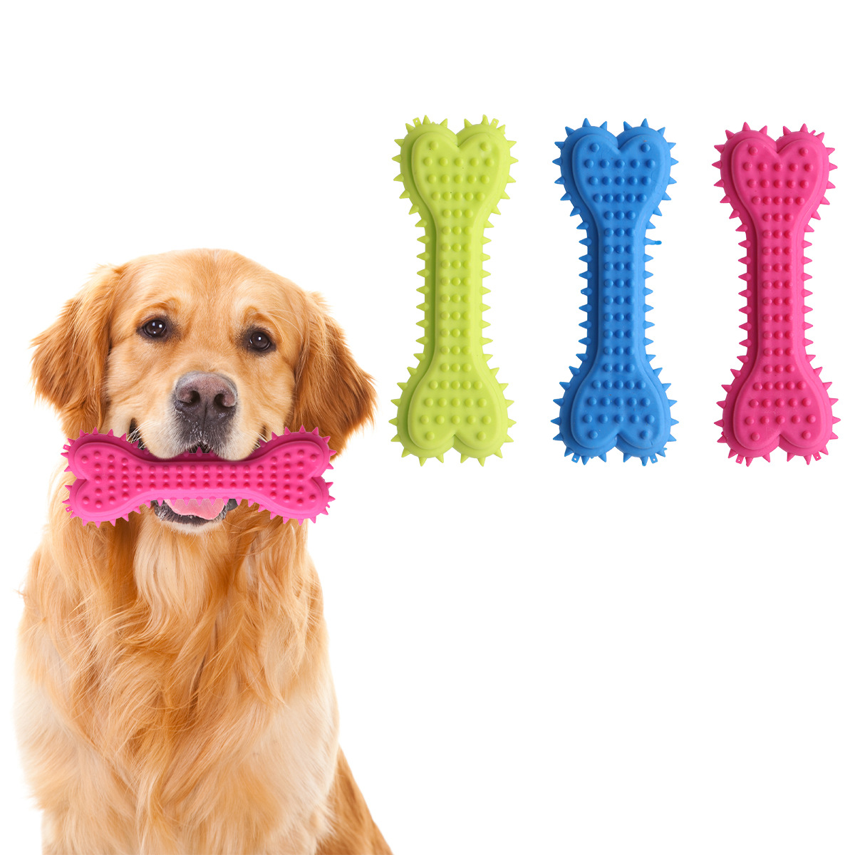 Indestructible Dog Chew Toy - Brinquedos para cães pequenos, brinquedo indestrutível
