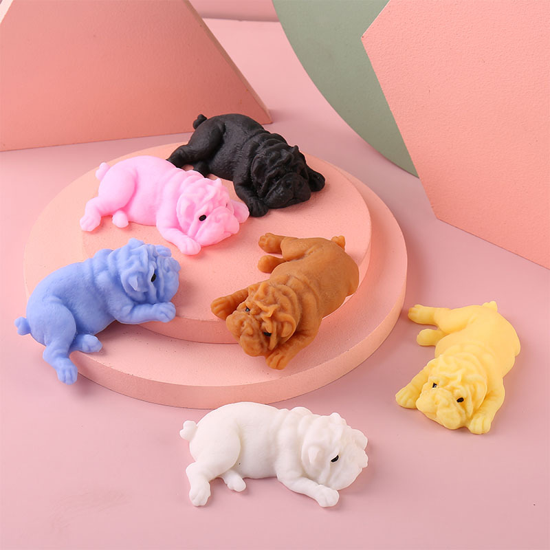 Interactive Squeaky Plush Dog Toy - Cães moles anime brinquedos fidget quebra-cabeça