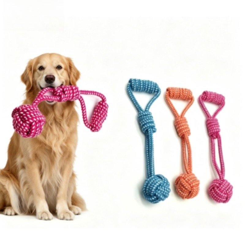 Dog Rope Toy Aggressive Chewers - 1 unidade de brinquedo de corda