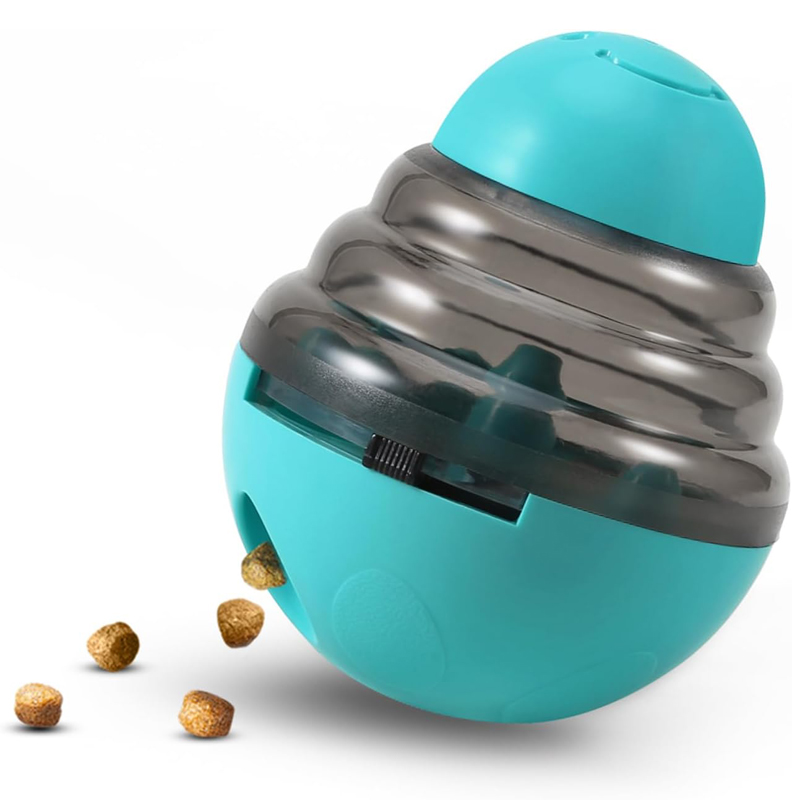 Dog Puzzle Feeder Toy - Dispensador de comida interativo para cães,