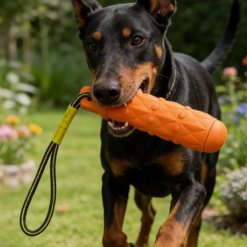Dog Rope Toy Aggressive Chewers - Brinquedo Indestrutível para Cães, Bastão de