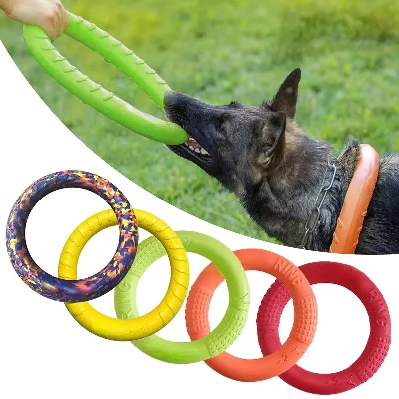 Flying Disc Dog Training Toy - Brinquedos para Cães: Discos Voadores de