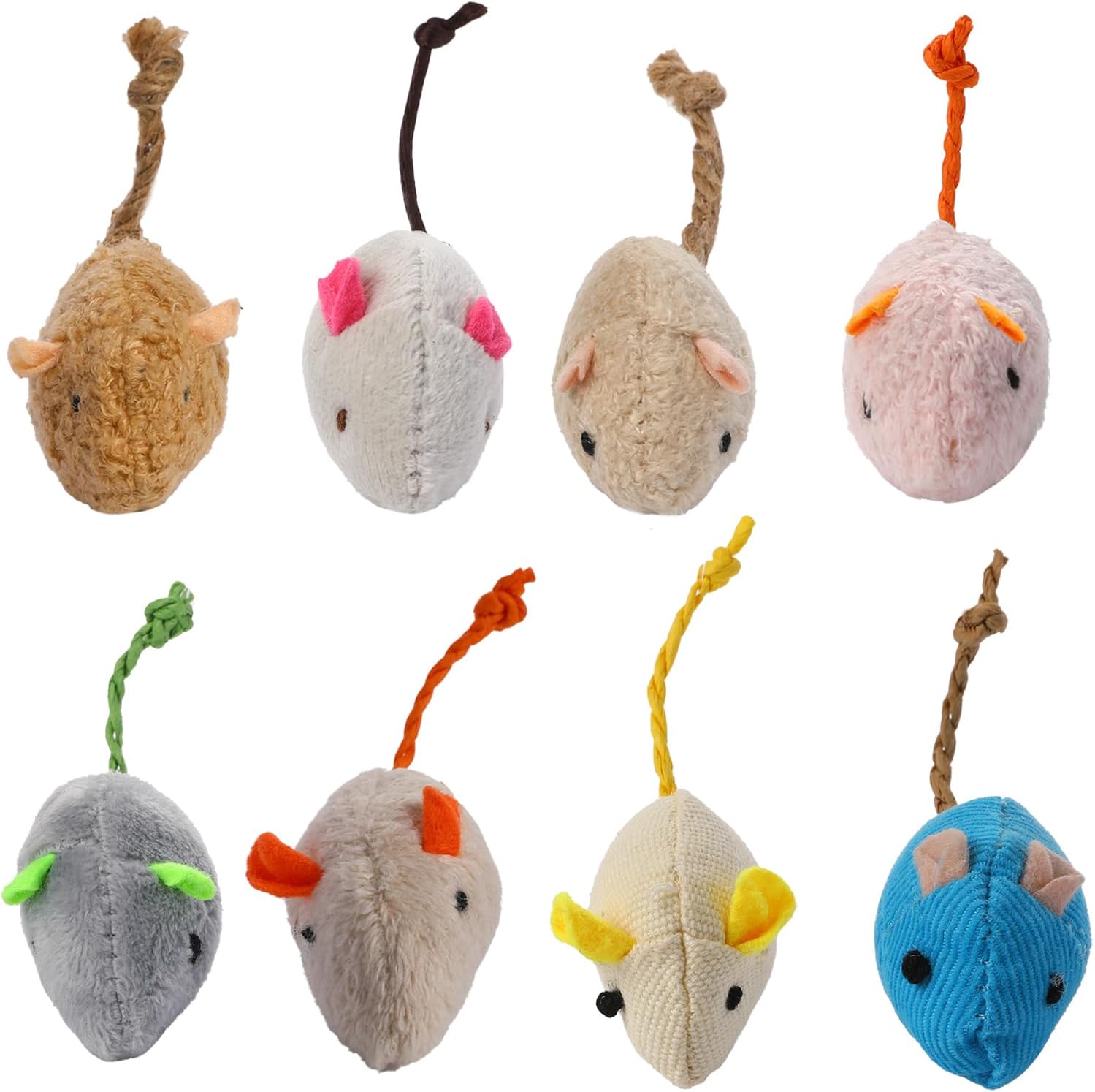 Catnip Interactive Plush Mouse - 8 brinquedos interativos para gatos e