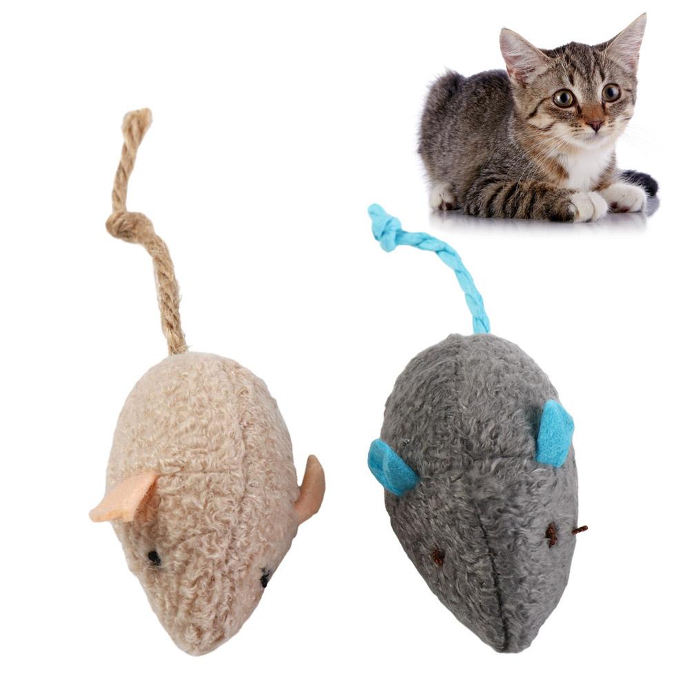Catnip Interactive Plush Mouse - Portátil engraçado interativo para gatinho pelúcia