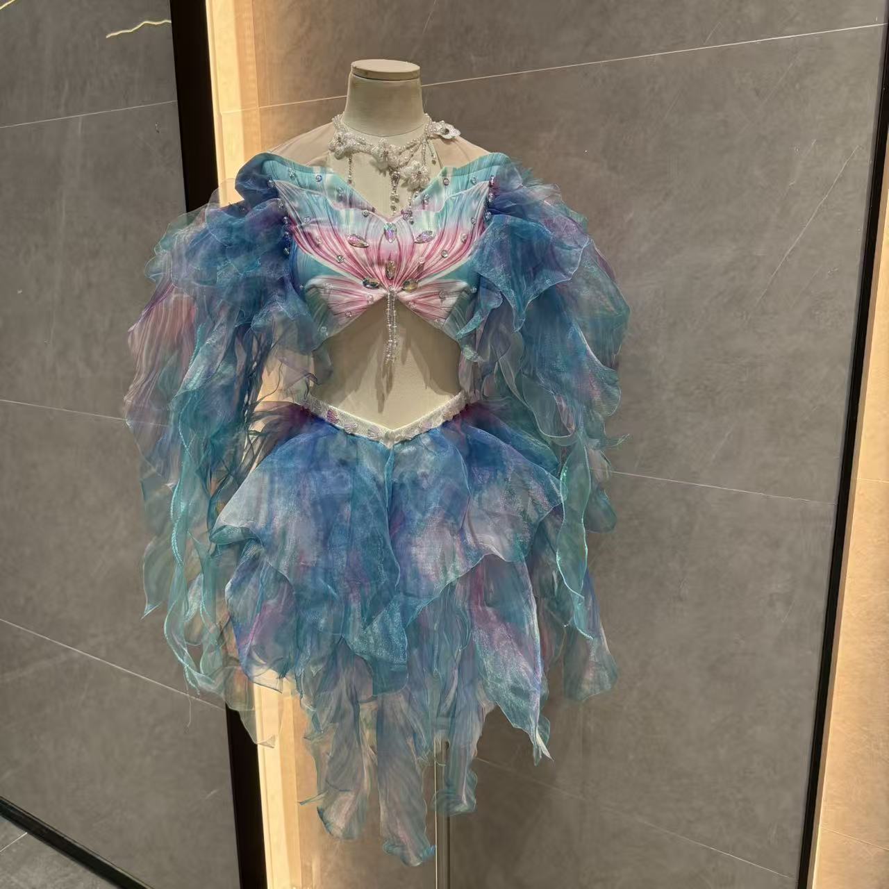 Aquarium - Saia de Dança Aquática Sereia Vestido