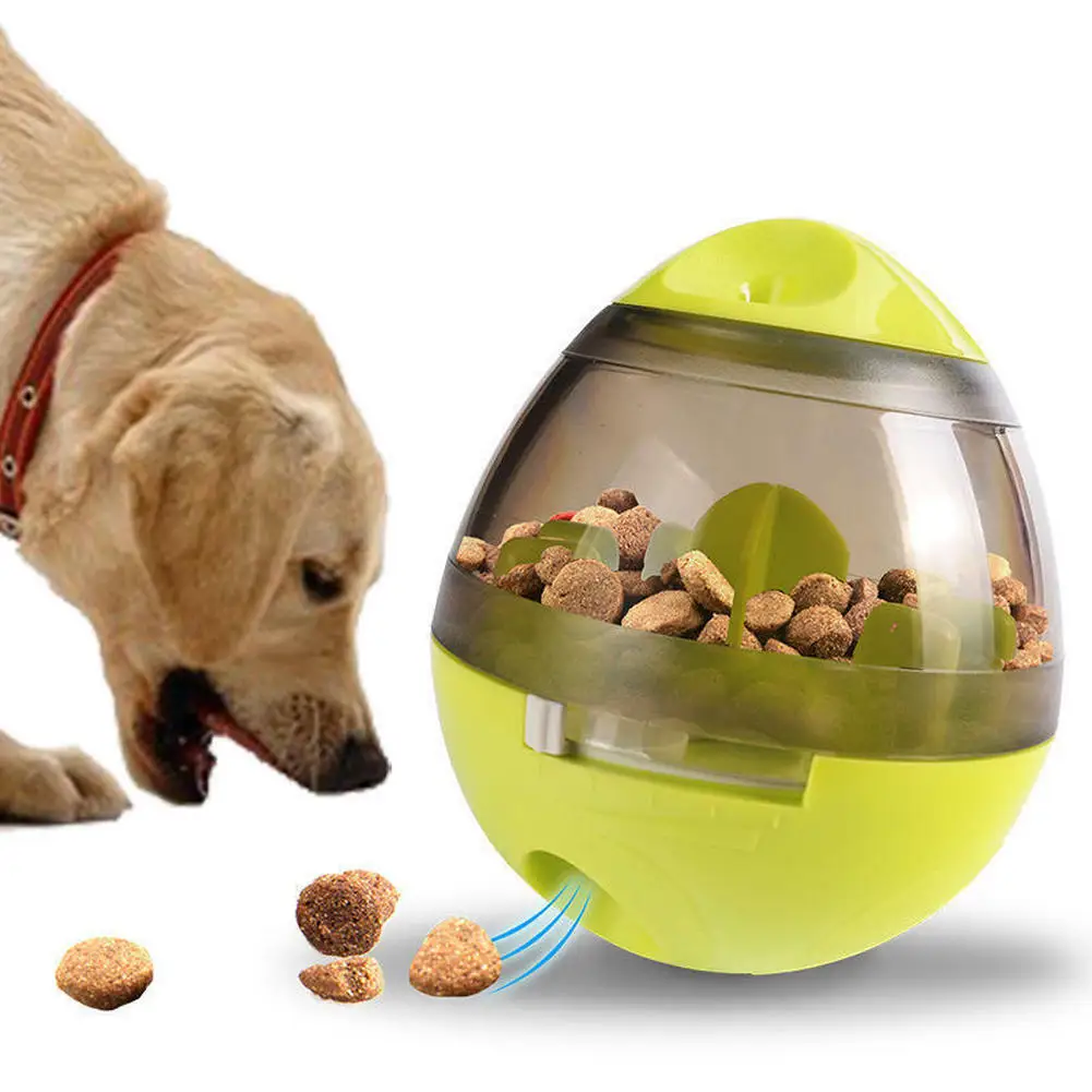 Interactive Squeaky Plush Dog Toy - Brinquedos interativos para cães, bola dispensadora