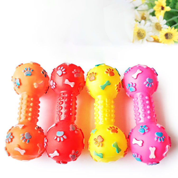 Teeth Cleaning Dog Chew Bone - Novo brinquedo estridente para cães de