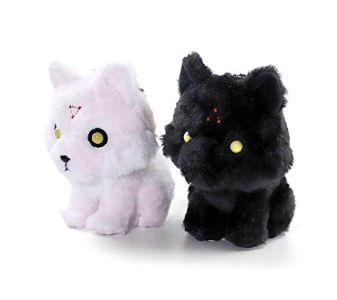 Interactive Squeaky Plush Dog Toy - Novo anime megumi fushiguro preto branco