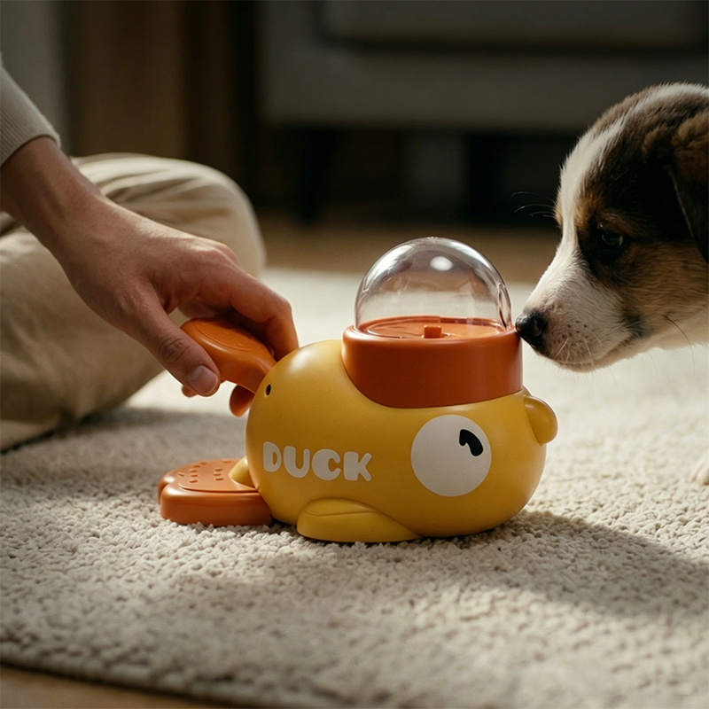 Dog Puzzle Feeder Toy - Brinquedo Interativo 2 em 1 para