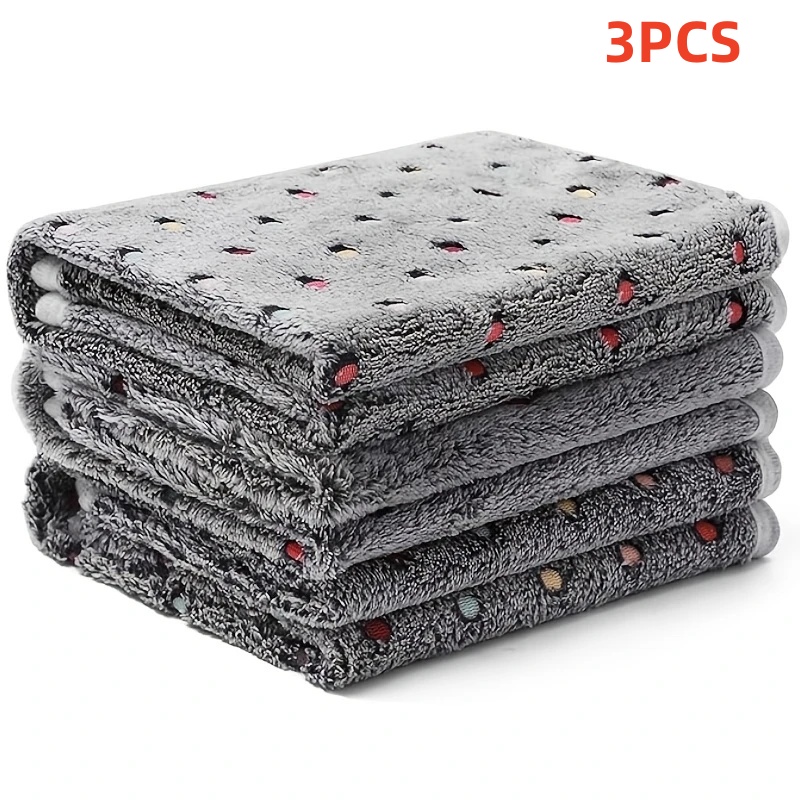 Pet Beds - 3 pçs macio fofo cobertor para