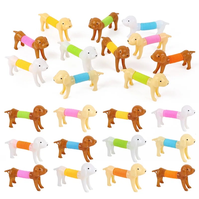 Interactive Squeaky Plush Dog Toy - Brinquedo Durável e Colorido para Cães,