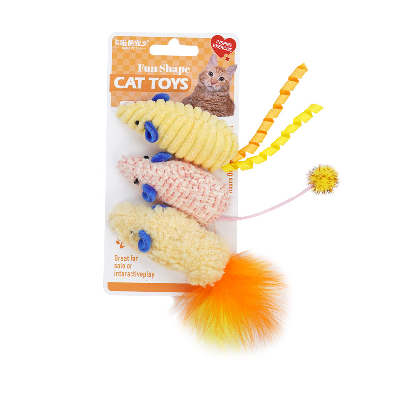 Brinquedos do gato 3 pçs de pe - Catnip Interactive Plush Mouse avaliação e preço