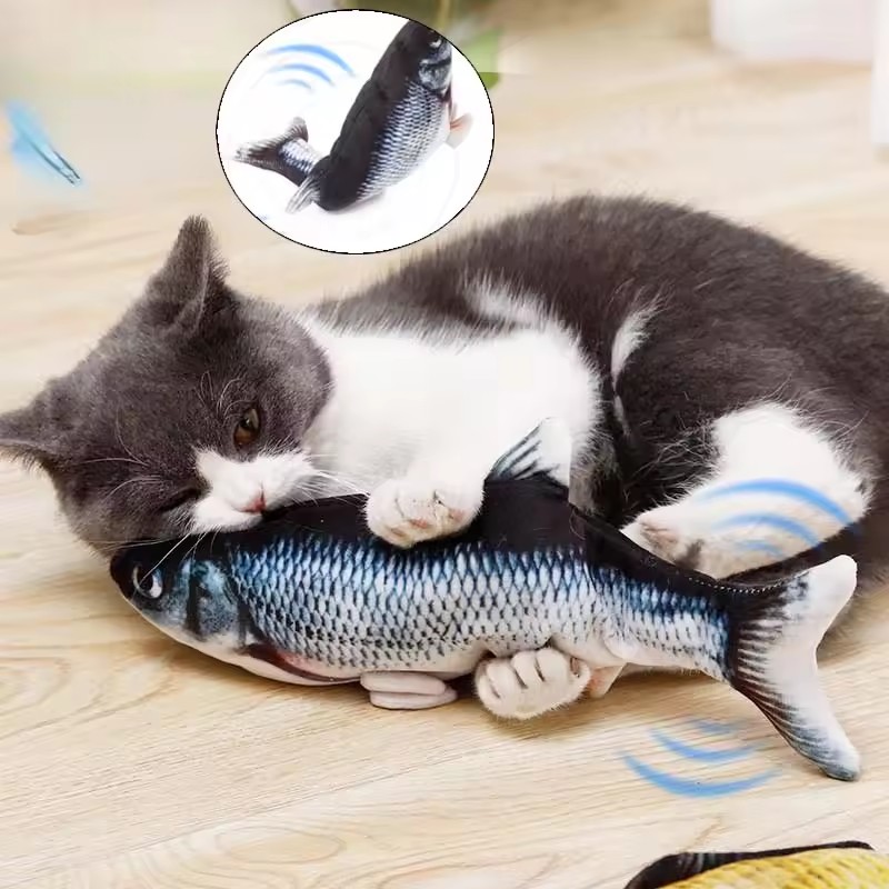 Brinquedo Interativo para Gato - Electric Floppy Fish Dog Toy avaliação e preço