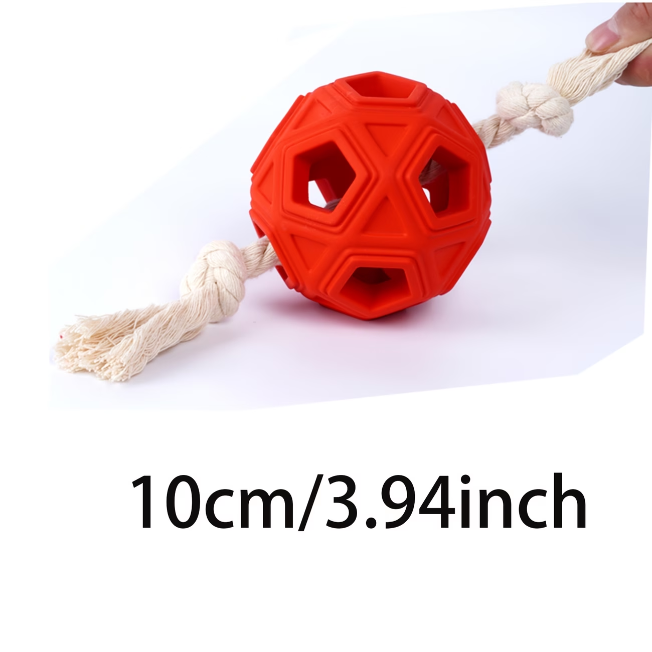 Bola de Borracha Durável para  - Dog Rope Toy Aggressive Chewers avaliação e preço