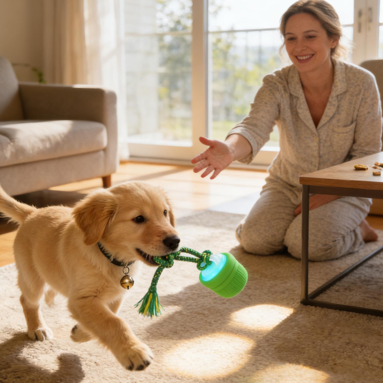 Bola interativa para cachorro, - Automatic Moving Dog Ball avaliação e preço