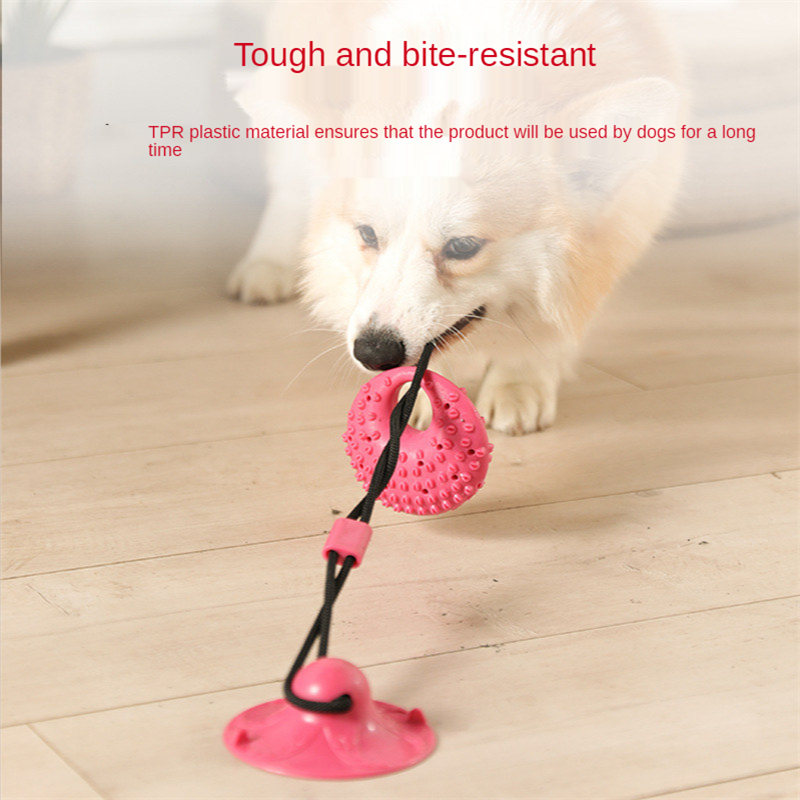 Brinquedos para cães, ventosa  - Suction Cup Dog Tug Toy avaliação e preço