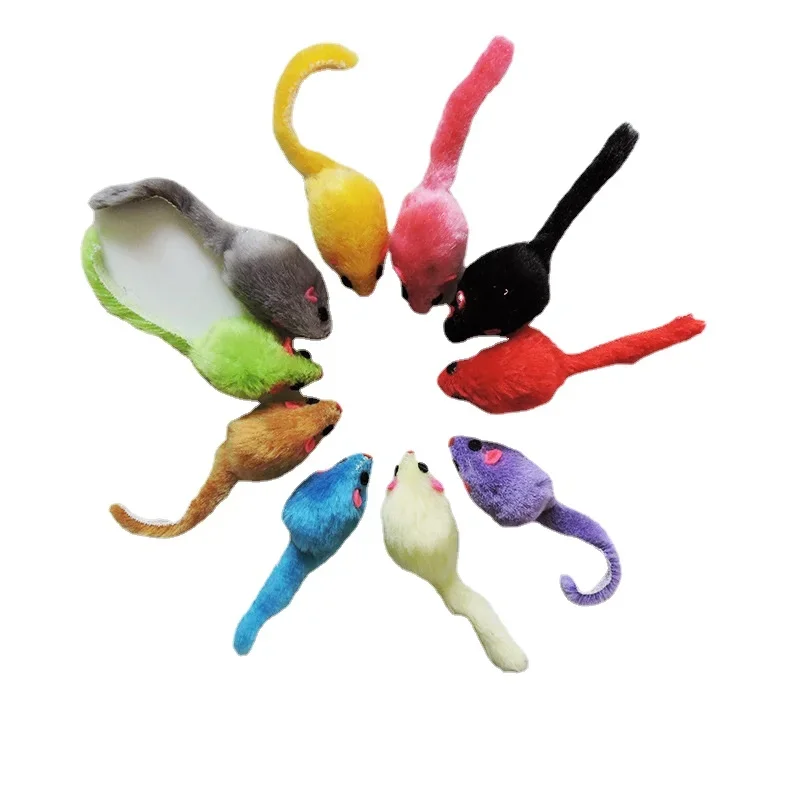 8 peças de brinquedos de pelúc - Catnip Interactive Plush Mouse avaliação e preço