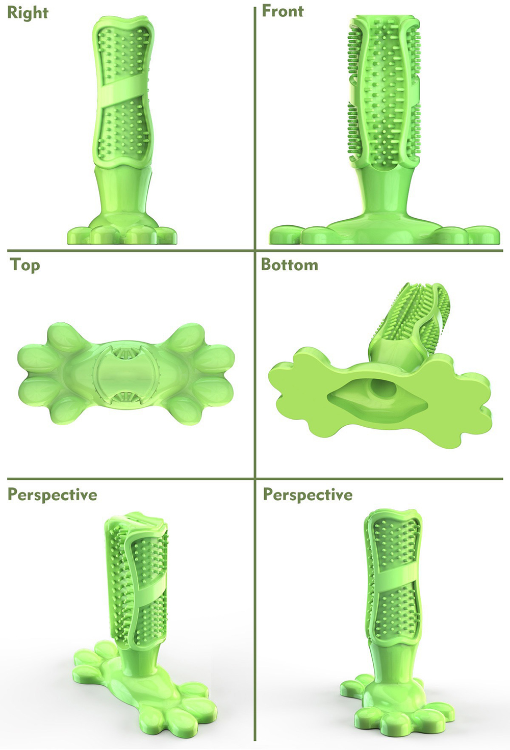 Interativo borracha mordida re - Rubber Treat Dispensing Dog Toy avaliação e preço