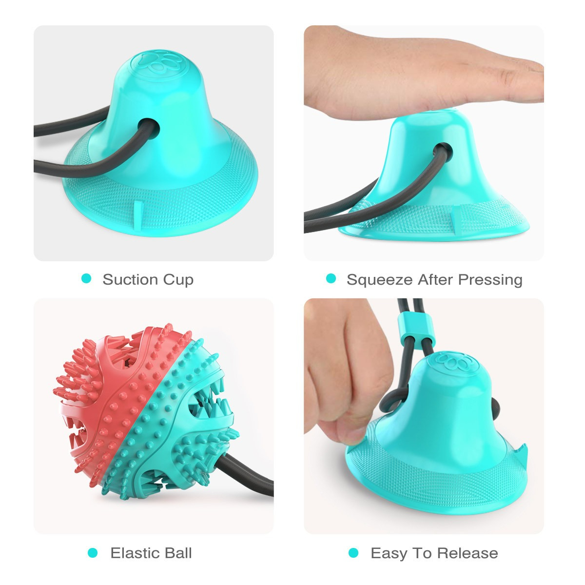 Brinquedos para Cães com Mordi - Rubber Treat Dispensing Dog Toy avaliação e preço