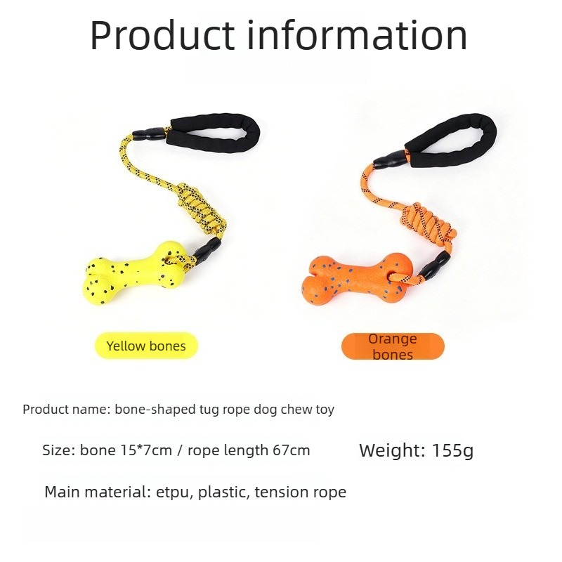 Brinquedo de corda resistente  - Dog Rope Toy Aggressive Chewers avaliação e preço