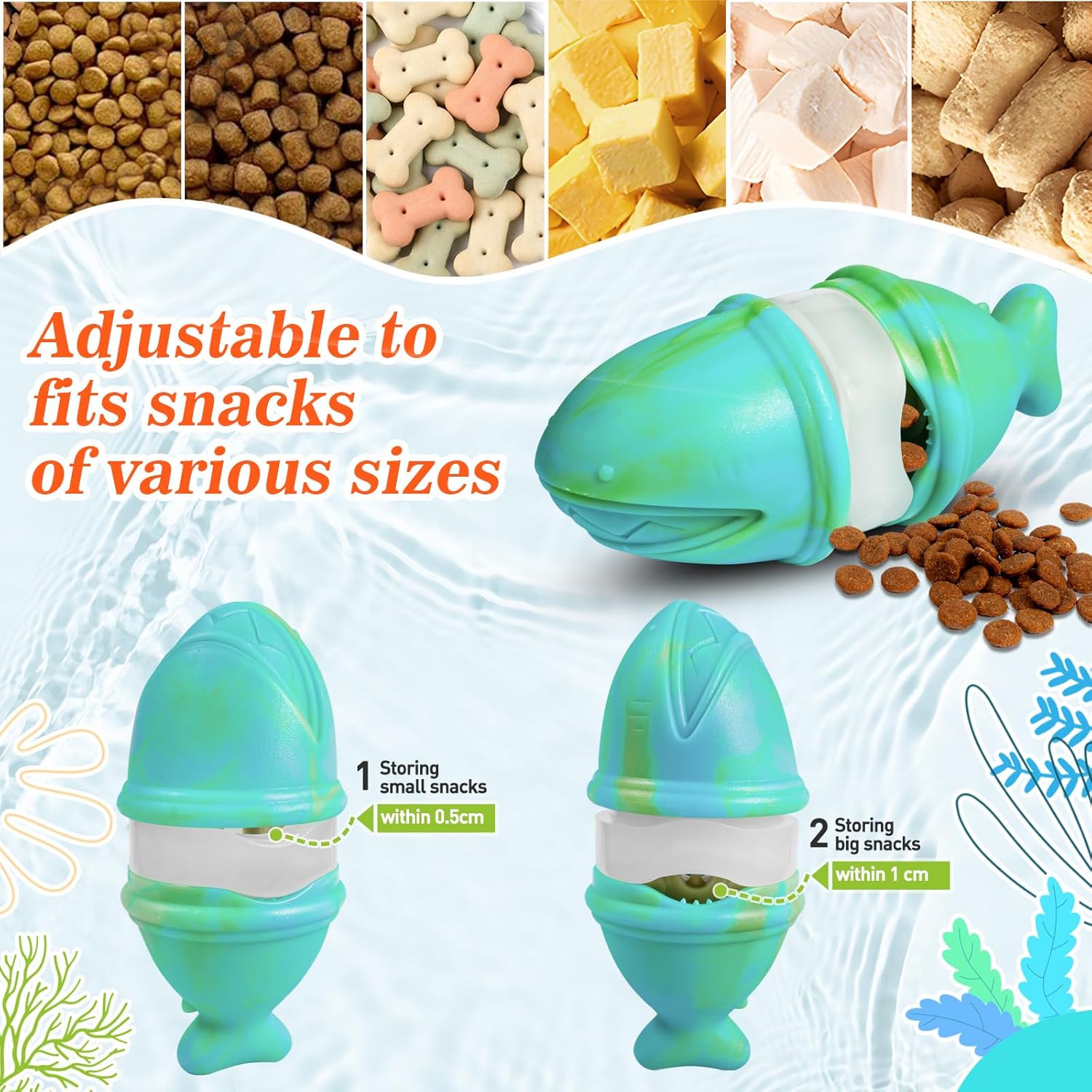 Brinquedo de mastigar 2 em 1 p - Rubber Treat Dispensing Dog Toy avaliação e preço