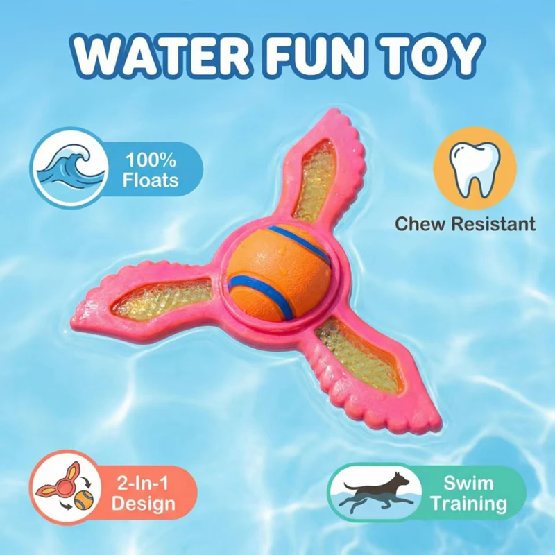 Disco Flutuante Interativo par - Flying Disc Dog Training Toy avaliação e preço