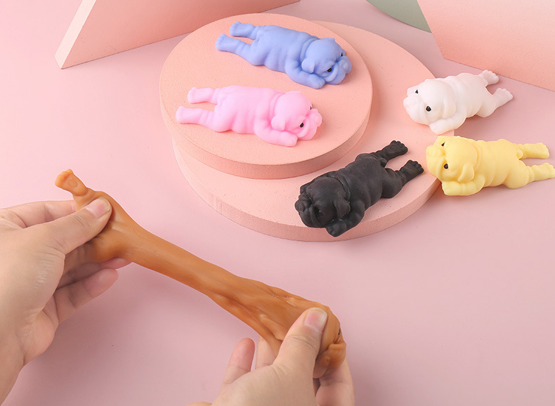 Cães moles anime brinquedos fi - Interactive Squeaky Plush Dog Toy avaliação e preço