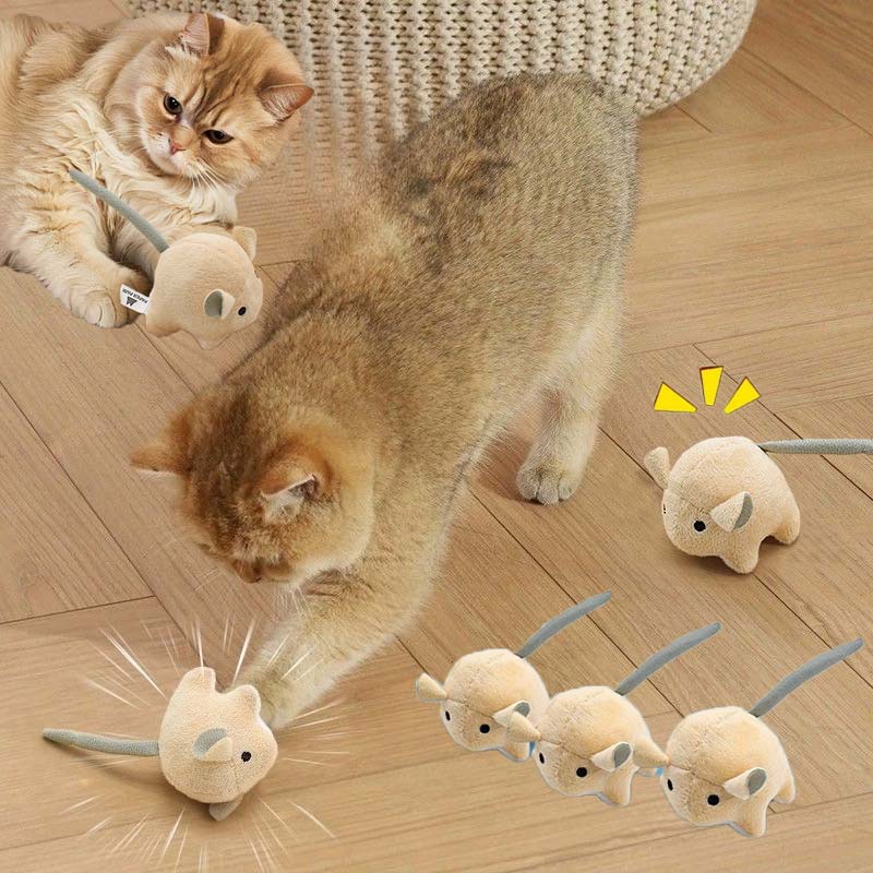 Rato de pelúcia elétrico catni - Catnip Interactive Plush Mouse avaliação e preço