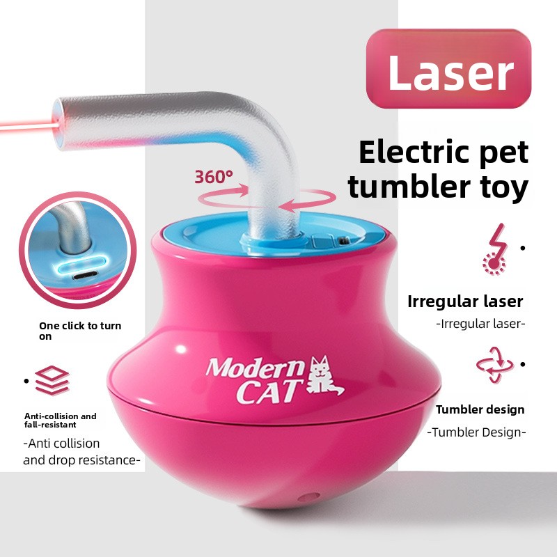 Brinquedos automáticos para ga - Laser Pointer Cat Toy Automatic avaliação e preço