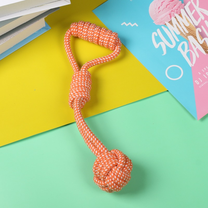1 unidade de brinquedo de cord - Dog Rope Toy Aggressive Chewers avaliação e preço