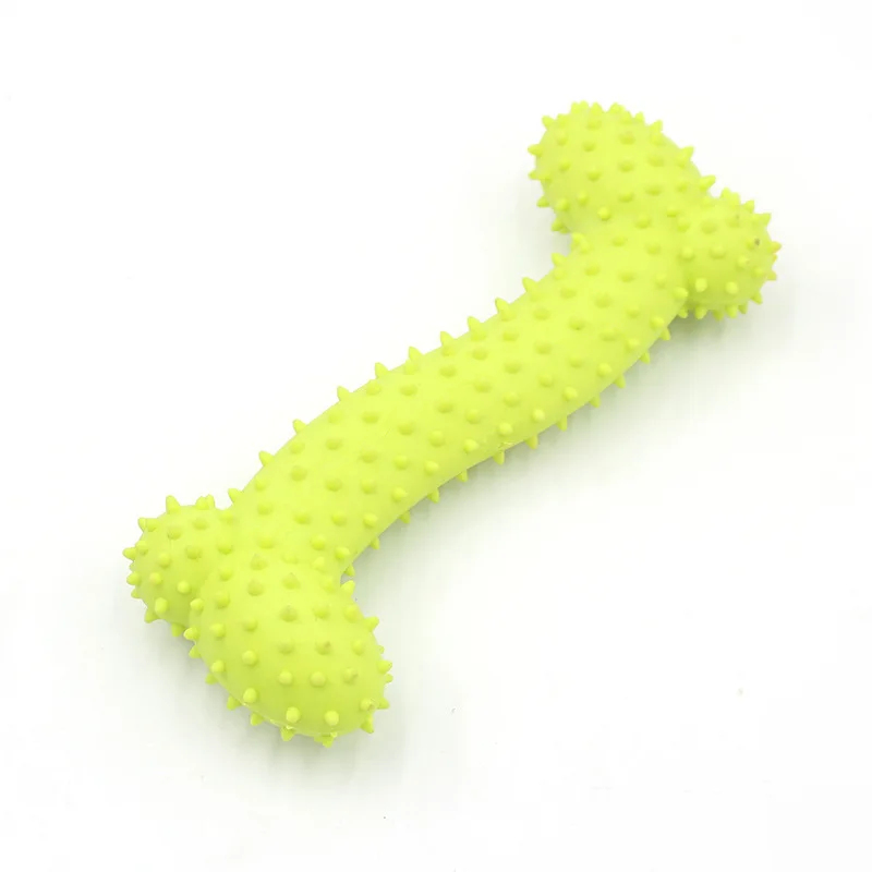 Brinquedo de Borracha Sólida T - Teeth Cleaning Dog Chew Bone avaliação e preço