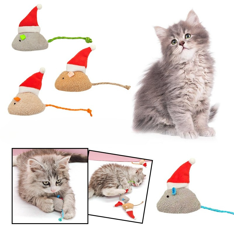 5 pçs gato empurrar mastigar b - Catnip Interactive Plush Mouse avaliação e preço