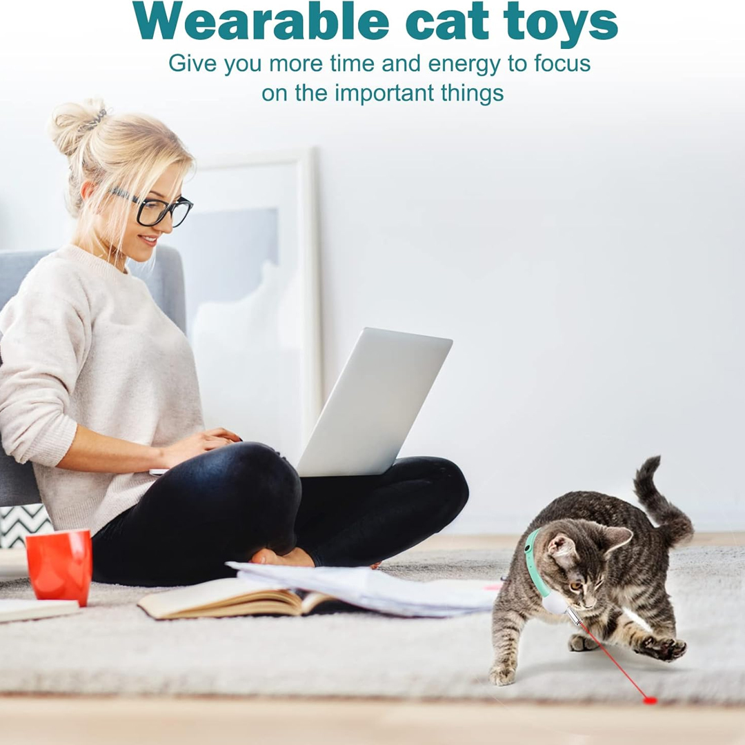 Coleira de ponteiro laser para - Laser Pointer Cat Toy Automatic avaliação e preço