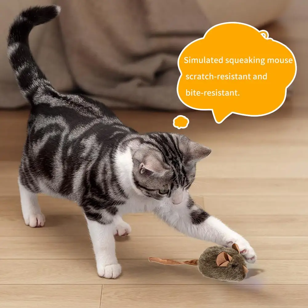 Brinquedo de Pelúcia Engraçado - Catnip Interactive Plush Mouse avaliação e preço