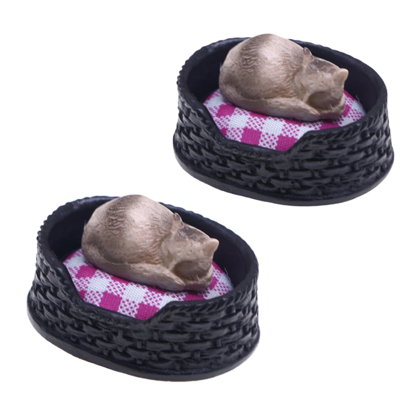 1/12 casa de bonecas simulação - Pet Beds avaliação e preço