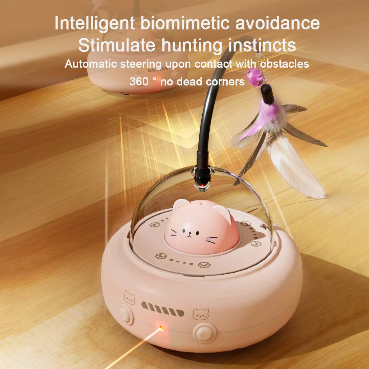 Robô Automático 3 em 1 para Ga - Laser Pointer Cat Toy Automatic avaliação e preço