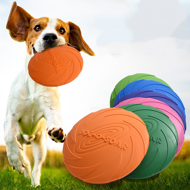 Brinquedo interativo de disco  - Flying Disc Dog Training Toy avaliação e preço