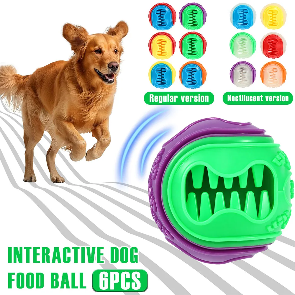 6 Peças Bola Interativa para C - Rubber Treat Dispensing Dog Toy avaliação e preço