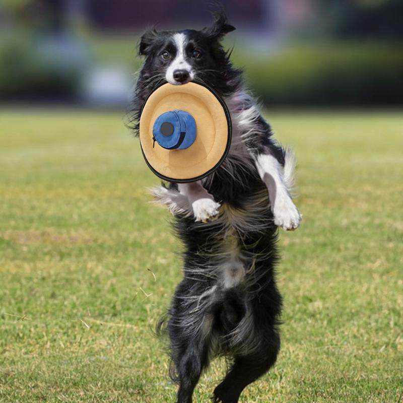 Cão voando disco macio indestr - Flying Disc Dog Training Toy avaliação e preço