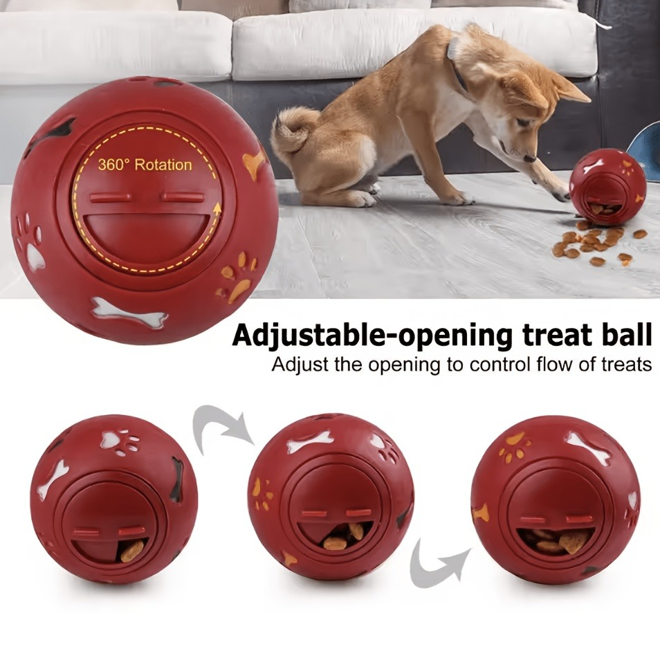Bola de Petiscos para Cães, Br - Rubber Treat Dispensing Dog Toy avaliação e preço